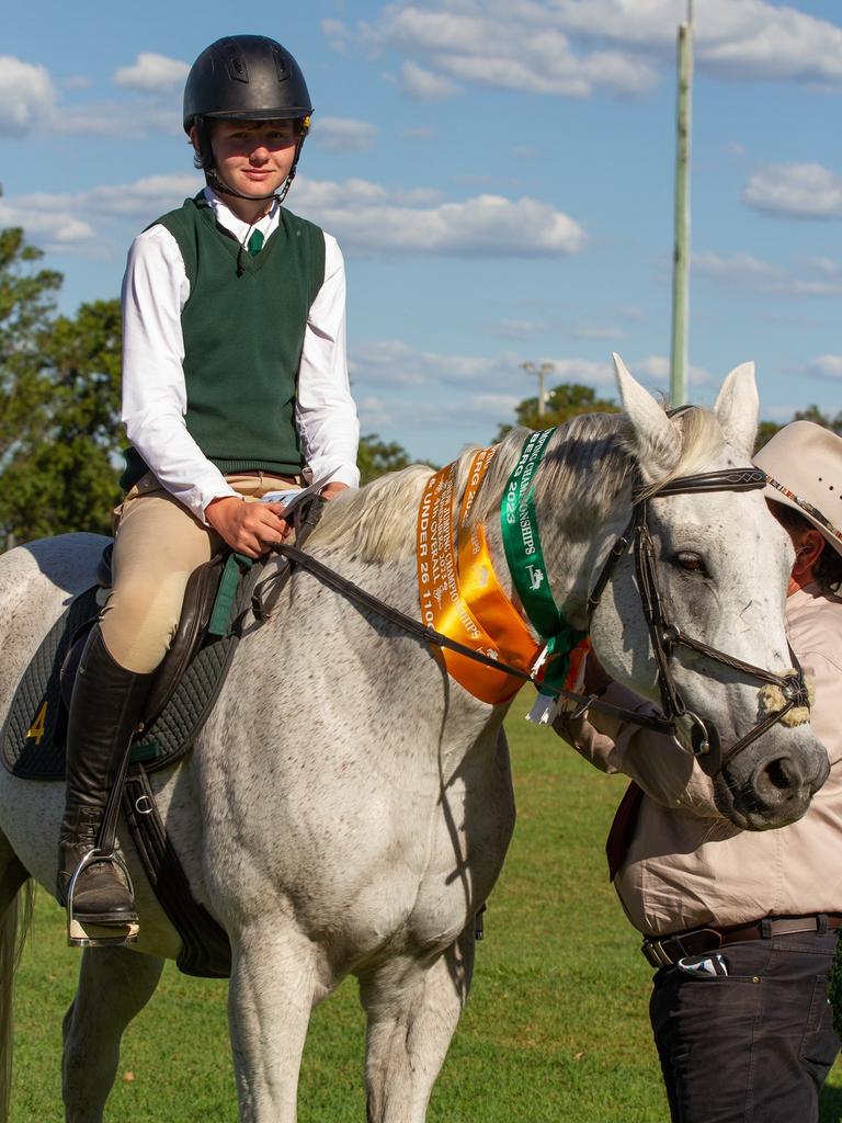 4th place in the PQC State Showjumping Championships 13 and Under 26 110cm class.