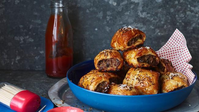 Use kangaroo mince to make these sausage rolls.