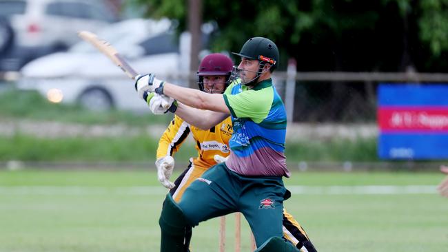 Cricket Far North – Round 15 Norths v Rovers at Griffiths Park. Rovers' Stuart Prest. Picture: Stewart McLean