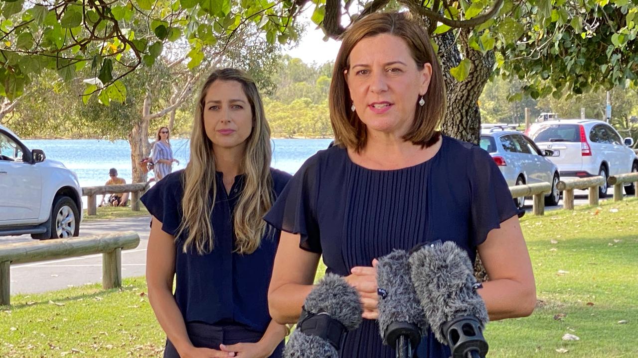 Queensland LNP leader Deb Frecklington and Currumbin MP Laura Gerber. Photo: Supplied