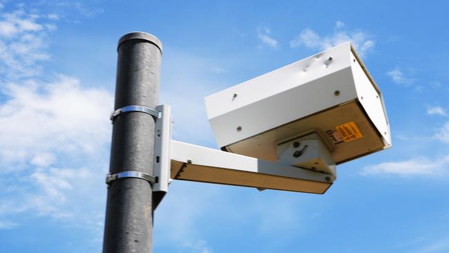 A speed camera has fined drivers more than $1.4 million in North Ryde. Picture: Keri Megelus