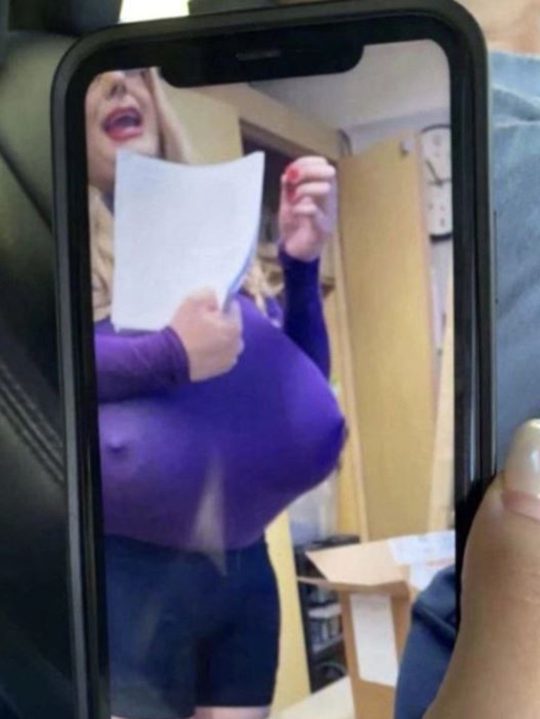 Students banned from taking photos of trans teacher with Z-size
