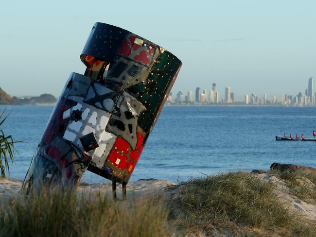 Swell Sculpture Festival: ‘Death Cult’ by Daniel Clemmett. Picture: Scott Fletcher