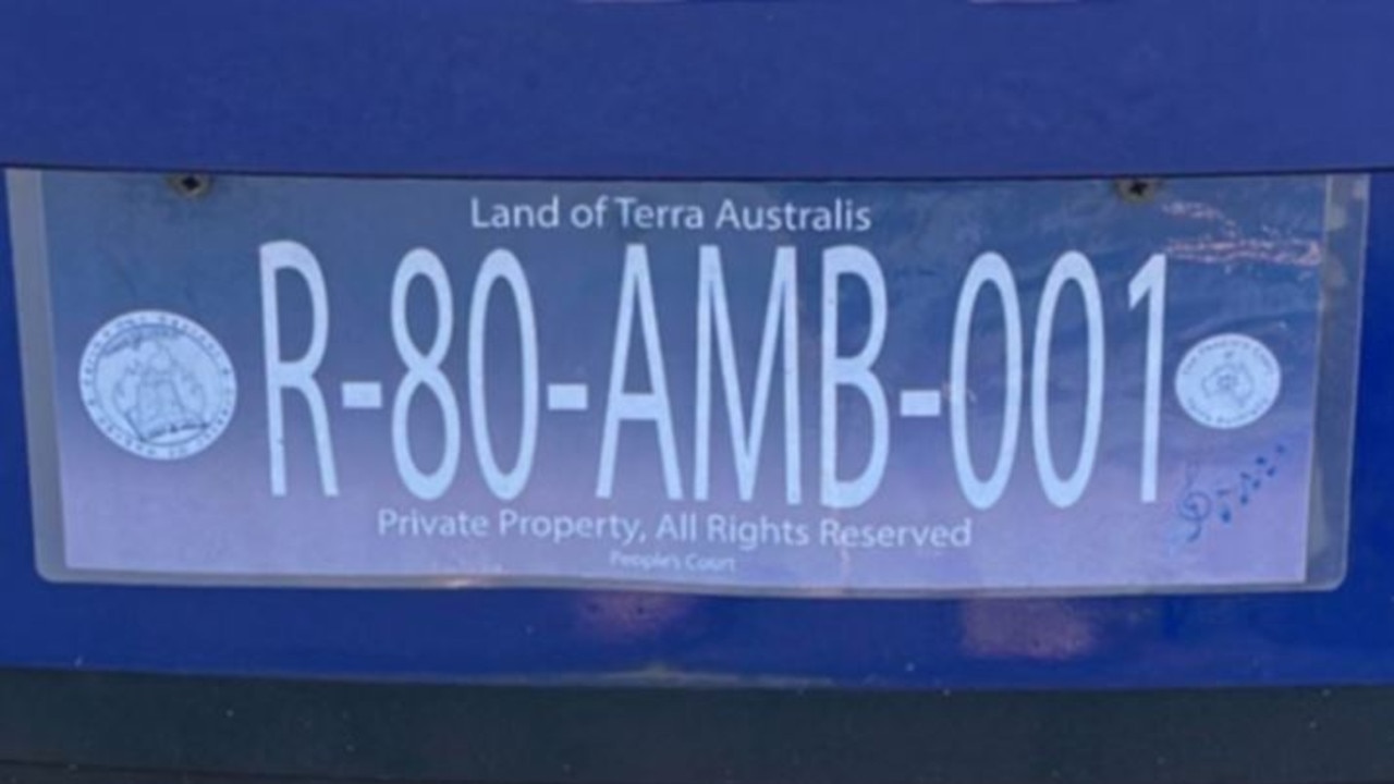 Sovereign citizens: Bizarre number plate spotted in Queensland |   — Australia's leading news site