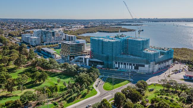 Bay Central will feature more than 50 retailers, medical precinct and supermarkets. Picture: RZ Media