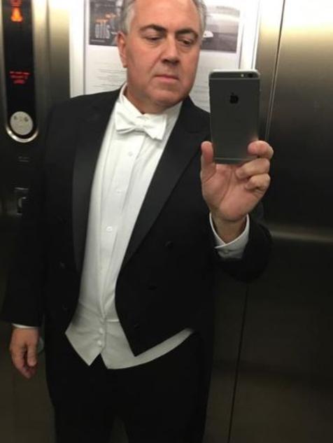 Mr Hockey in full evening dress. Picture: Instagram