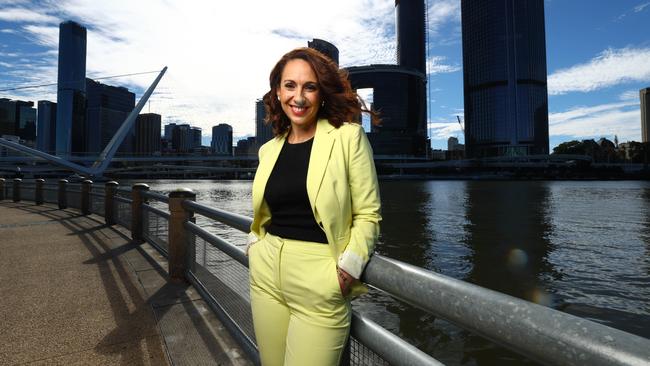 Brisbane Festival artistic director Louise Bezzina at Southbank, Brisbane. Picture: Lachie Millard