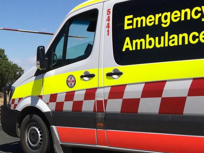 Emergency services were called to the scene at an intersection on Princes Highway in Warrnambool on Wednesday morning. Picture: Supplied