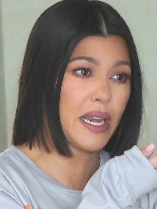 Kourtney Kardashian has been fighting with sister Kim in the new season of their reality show. Picture: Hulu