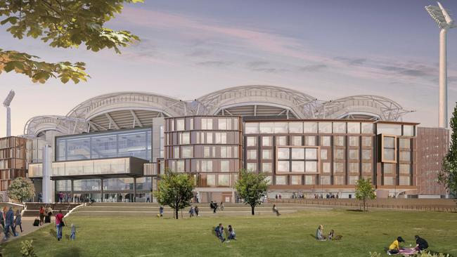 The hotel planned for Adelaide Oval. Picture: SCAP