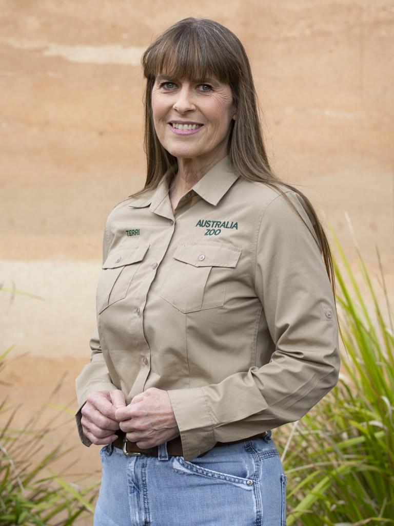 Terri Irwin at Australia Zoo, Beerwah. Picture: Russell Shakespeare