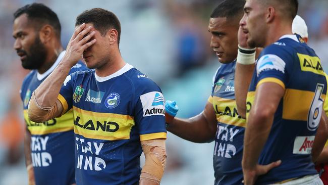 Mitchell Moses can’t watch the Eels’ performance. (Phil Hillyard)