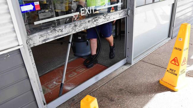 The break in at the Woombye Spar. Picture: Patrick Woods