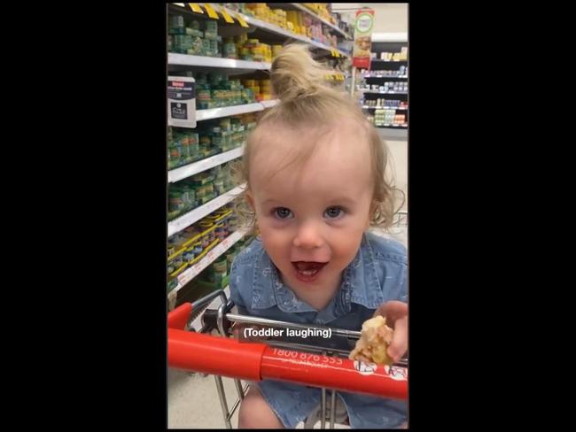 Big sister warns little sister about making mummy mad