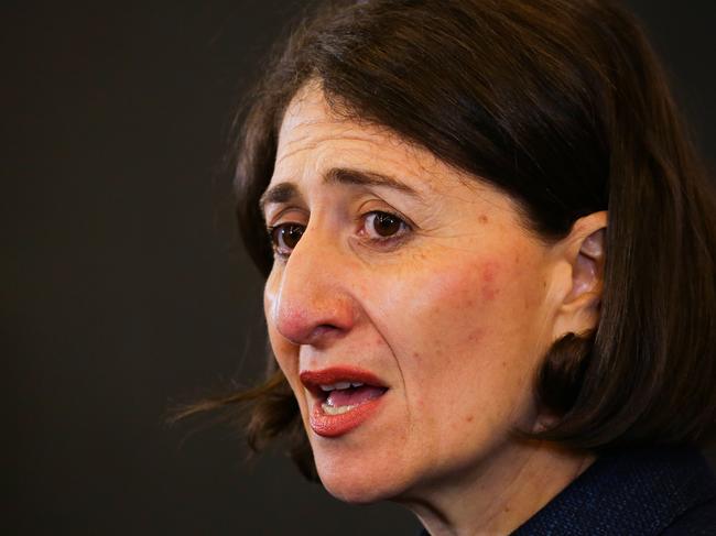 NSW Premier Gladys Berejiklian confirmed 10 new cases of Covid-19 on Tuesday. Picture: NCA NewsWire/Gaye Gerard