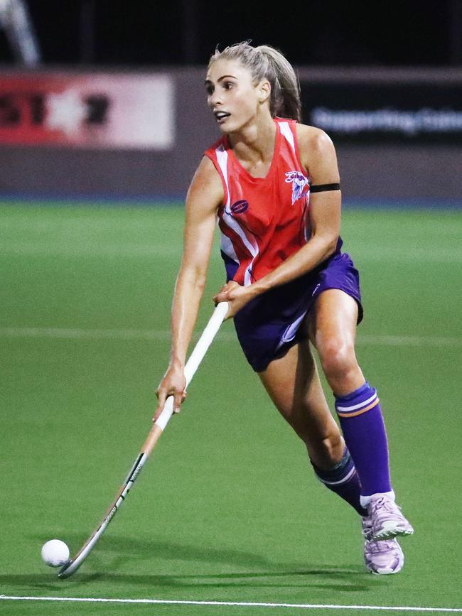 Stingers' Jess Watson in the Cairns Hockey Women's A Grade match between South Cairns and Trinity Stingers. PICTURE: BRENDAN RADKE