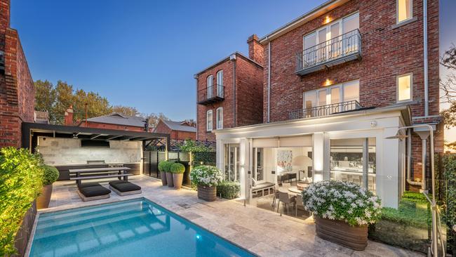 Anthony Catalano’s renovated St Kilda West mansion.