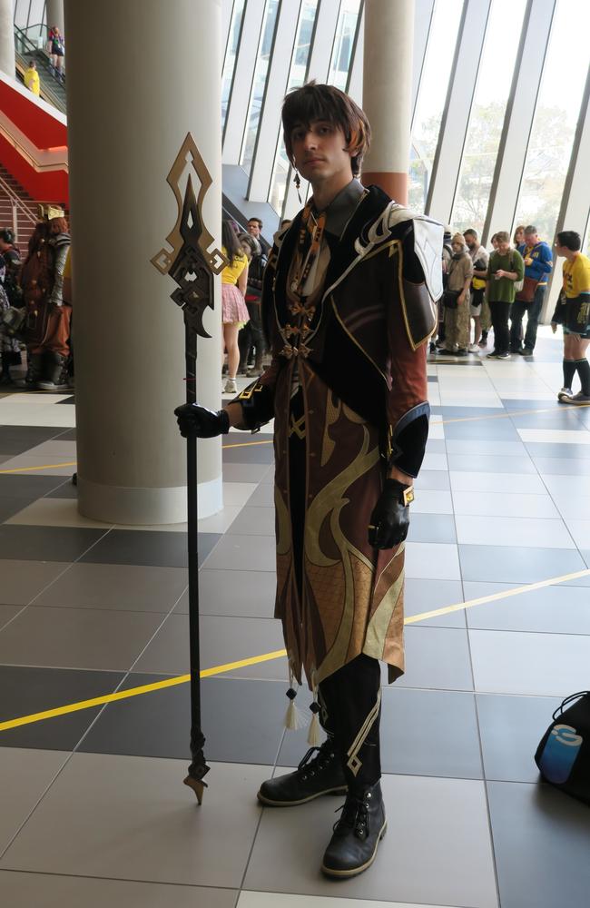 Jake as Zhong Li (Instagram: @sirjakeyplays) at the 2024 PAX Aus Convention at the Melbourne Convention and Exhibition Centre. Picture: Gemma Scerri