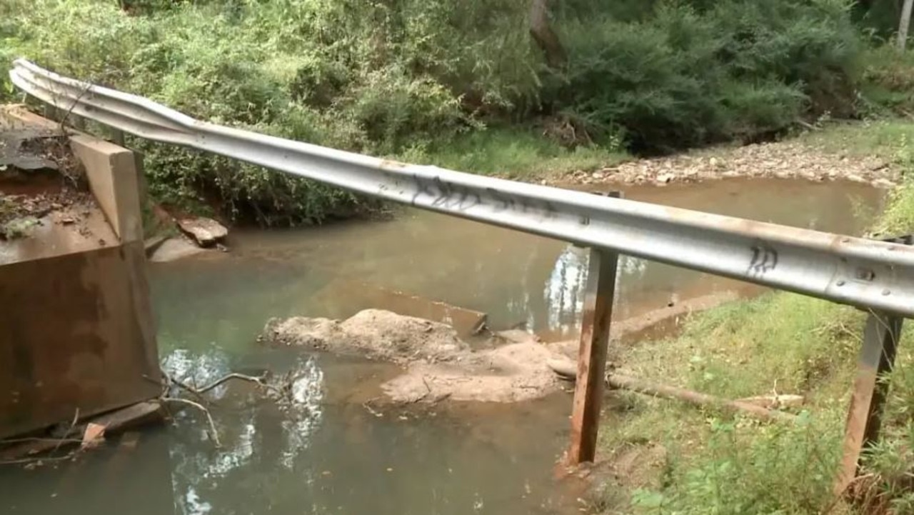 Multiple people told Google Maps about the broken bridge in the years leading up to Mr Paxson’s death, the lawsuit alleges. Picture: WCNC