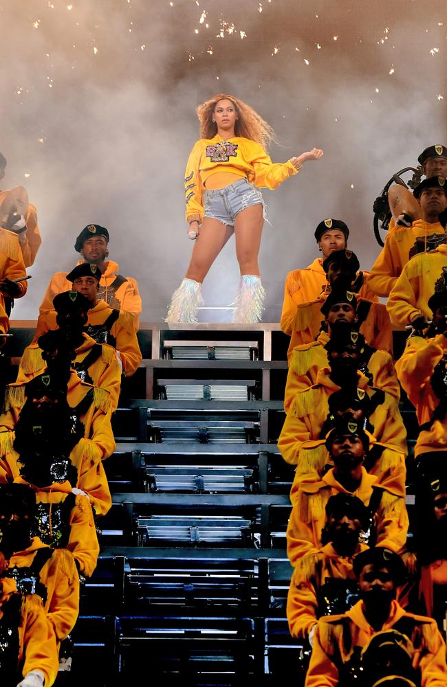 Can you keep up? Beyonce made history at the 2018 Coachella Valley Music And Arts Festival. Picture: Getty Images for Coachella 