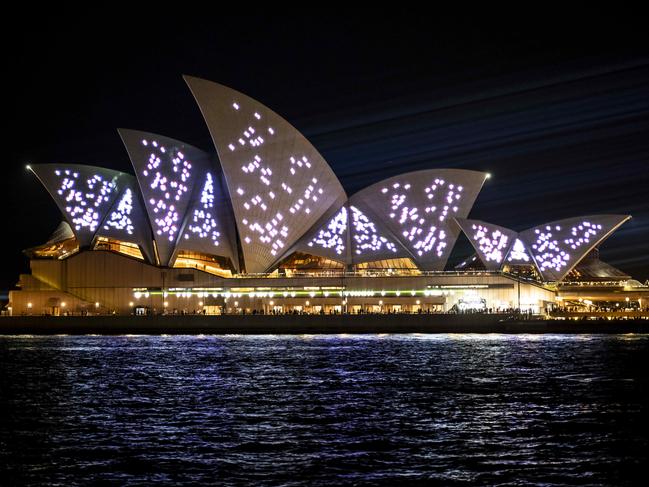 The Opera House on Friday night. Picture: Monique Harmer