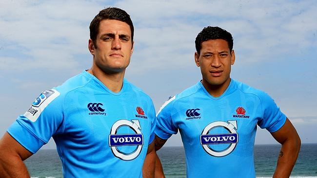 Dave Dennis (L) captains the Tahs while Israel Folau provides the X-factor.