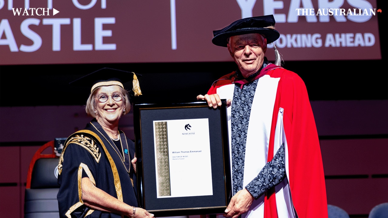 WATCH: Tommy Emmanuel awarded an honorary Doctor of Music at the University of Newcastle