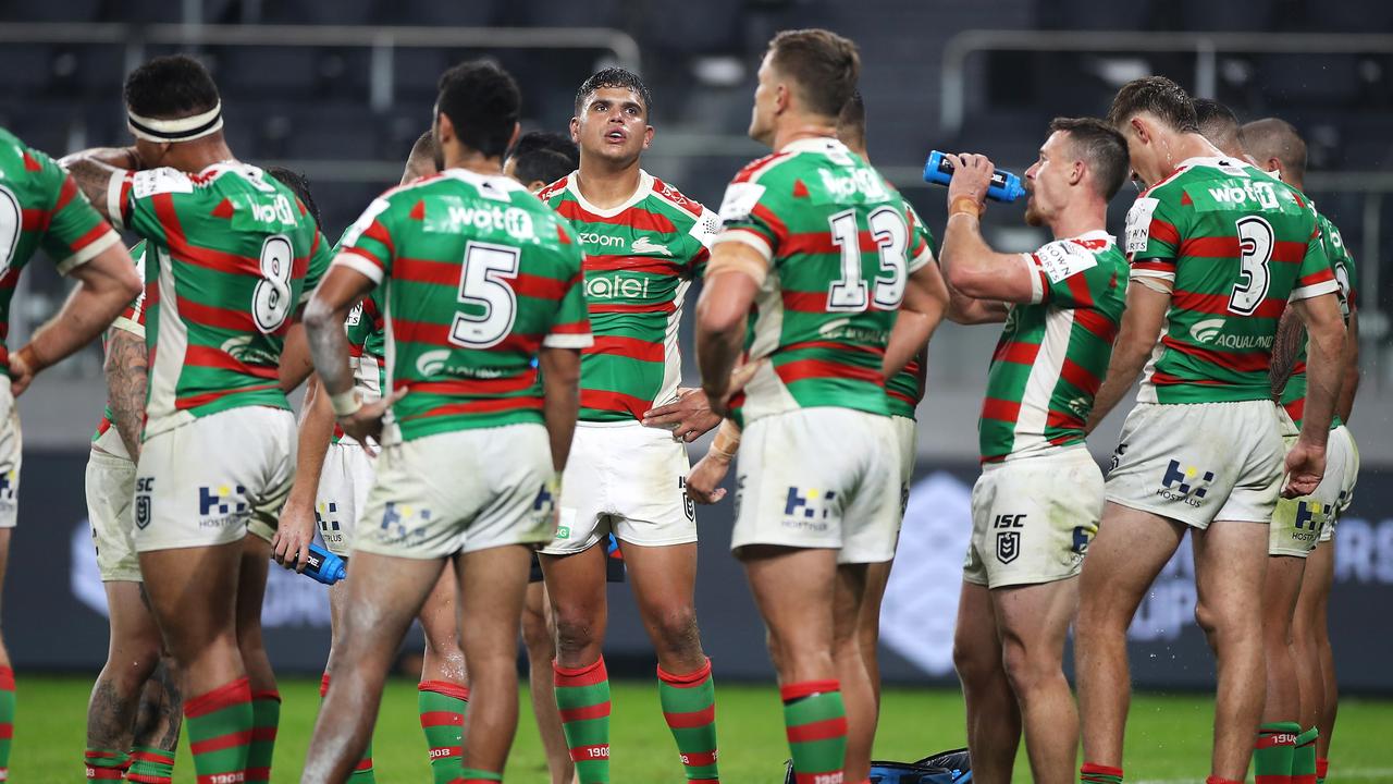 The Rabbitohs are missing some grunt in the middle (Photo by Mark Kolbe/Getty Images).