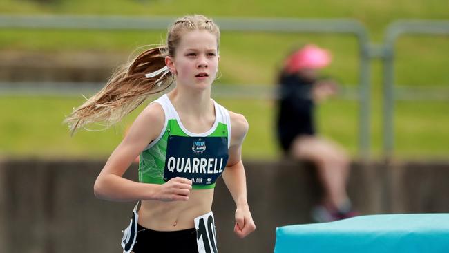 Invitational athlete Philippa Quarrell won the 12 years 1500m.