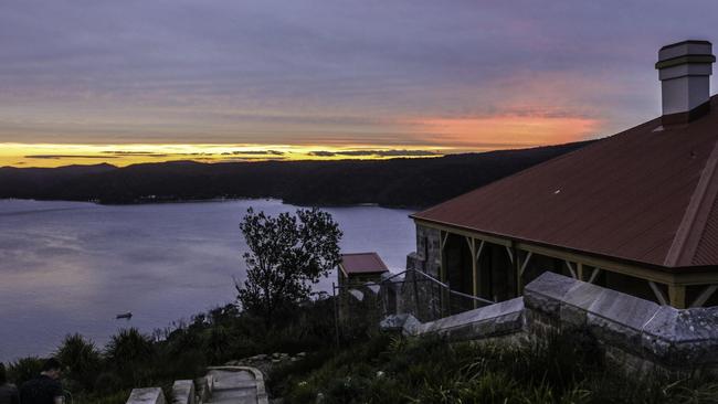 The ‘jewel in the crown of Pittwater”. A sunset view from the Barrenjoey Lighthouse complex. Picture Colin Gibson