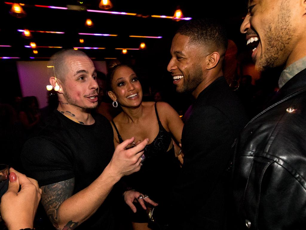 Casper Smart and Jennifer Lopez attend Jennifer Lopez’s 2015 American Music Awards After Party on November 22, 2015 in Los Angeles, California. Picture: Getty