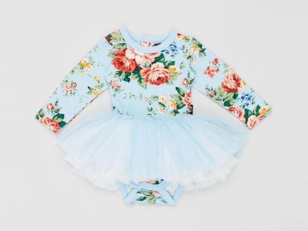 Rock Your Baby French Floral Long Sleeve Circus Dress
