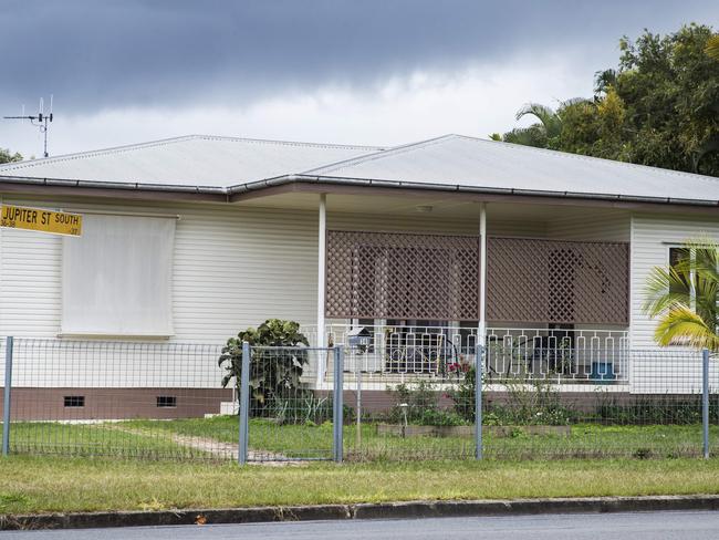 The home in Jupiter Street, Maryborough where Bill and   Moffatt were murdered execution style in 1977. Photo Lachie Millard