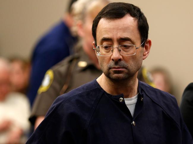 Larry Nassar, 54, who was the doctor for the US women's gymnastics team, is facing life behind bars. Picture: AFP Photo