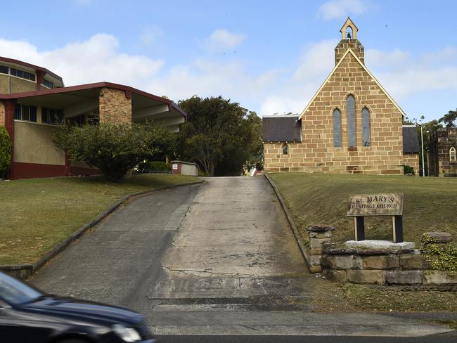 The 1913-built St Marys Church at Gosford.