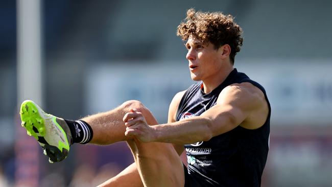 Charlie Curnow has a big part to play in finals. Picture: Michael Klein