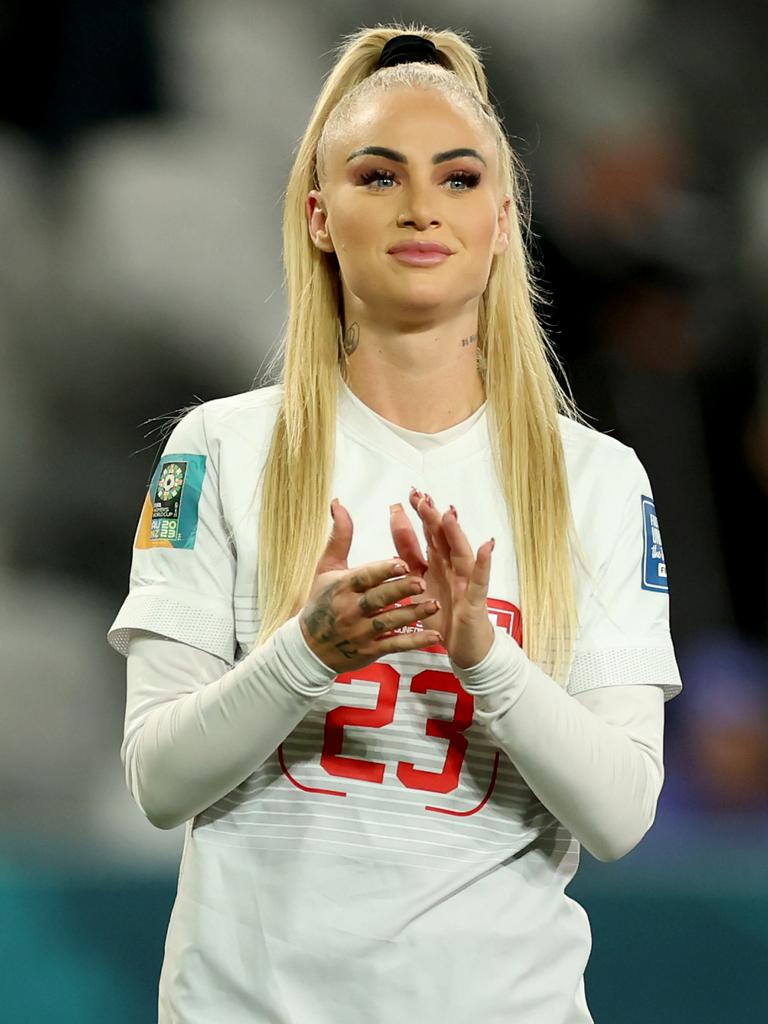 She’s on the Swiss national team. Picture: Lars Baron/Getty Images