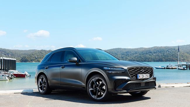 Genesis GV70 (Signature Sport) bears similarities to BMW and Mercedes but has a unique exterior. Picture: Supplied