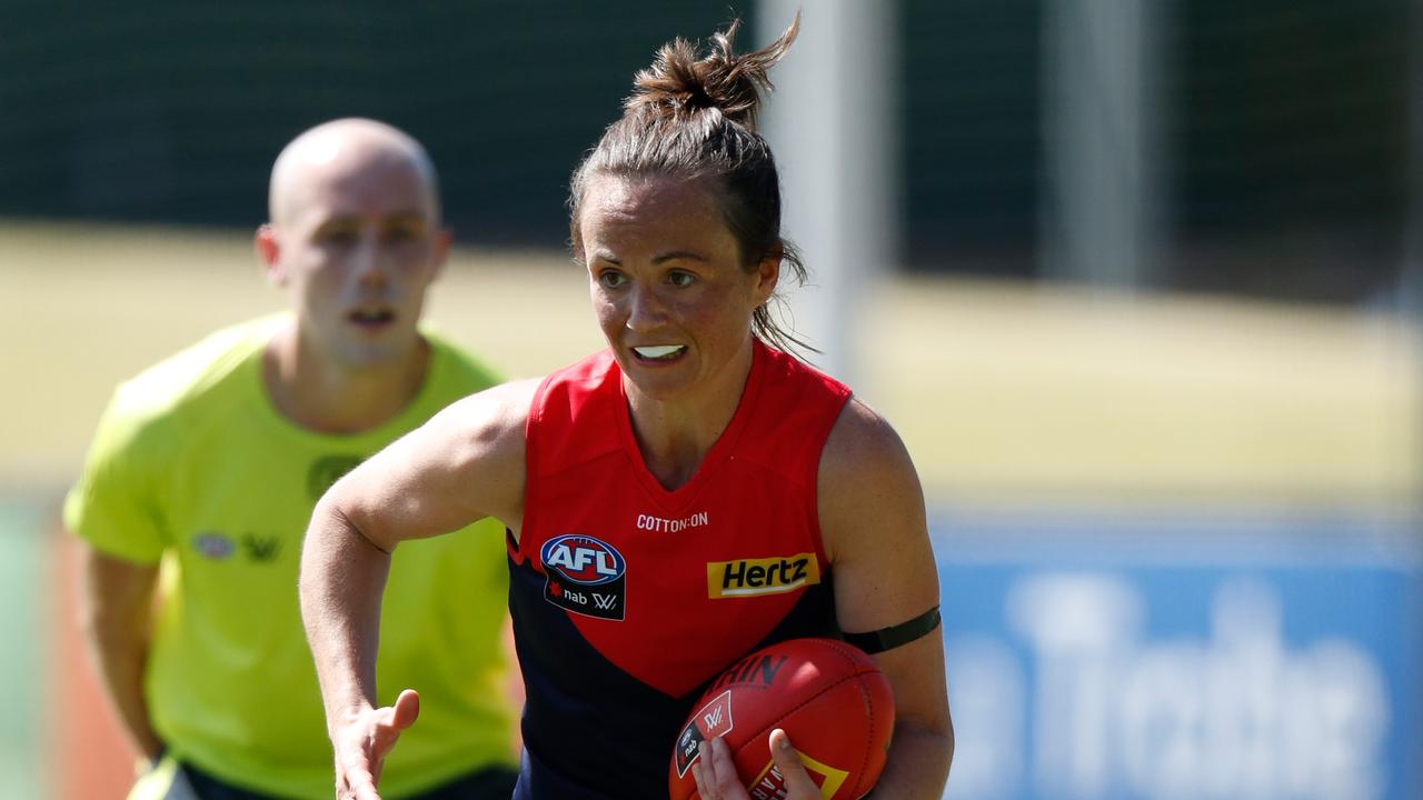 Daisy Pearce will play her first AFLW match since giving birth to twins this Saturday.