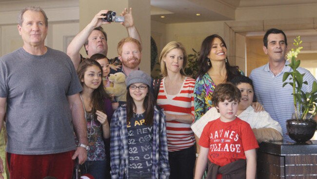 Holiday time ... the first vacation episode to Hawaii in season one was so successful that the Modern Family clan took other trips together in seasons to come. Picture: Supplied