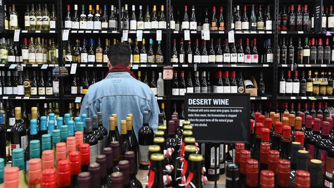 The United States' top government doctor called for health warnings on alcoholic drinks. Picture: AFP