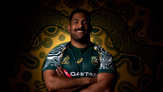 SYDNEY, AUSTRALIA - OCTOBER 22: Scott Sio of the Wallabies. (Photo by Cameron Spencer/Getty Images)