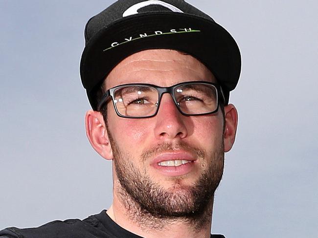 Cycling star Mark Cavendish in town for Cadel Evans ride. Picture: Mike Dugdale