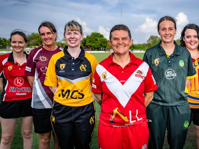 The Darwin women's cricket competition before the April 21 start. Picture: Patch Clapp.