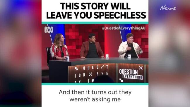 Comedian’s story leaves ABC panel speechless