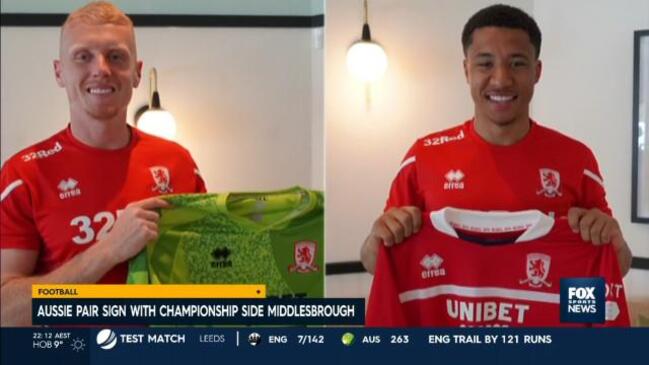 Championship side Middlesbrough sign Aussie A-League stars