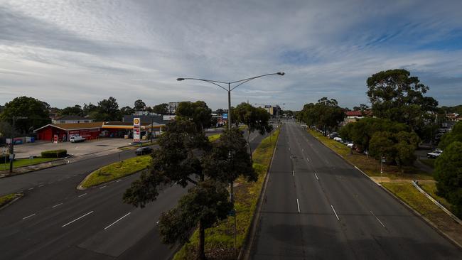 Stay at home orders have slashed traffic on Melbourne’s roads. Picture: Penny Stephens