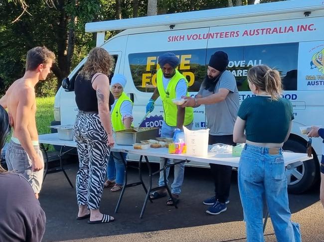 Sikh volunteers drive 34 hours to help Lismore flood victims