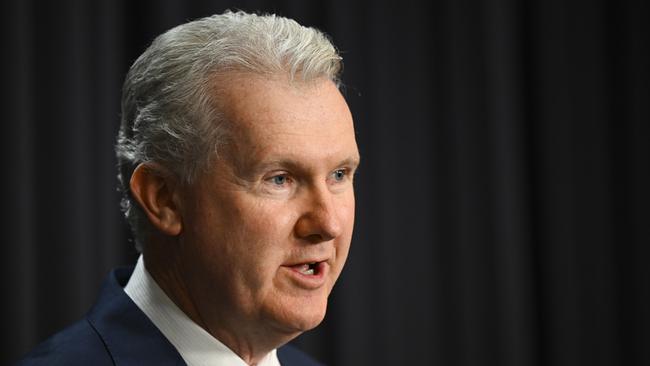 Industrial Relations Minister Tony Burke said as of Tuesday, the powers of the ABCC would be “pulled back to the bare legal minimum”. Picture: AAP