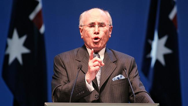 The-then prime minister John Howard in 2004.